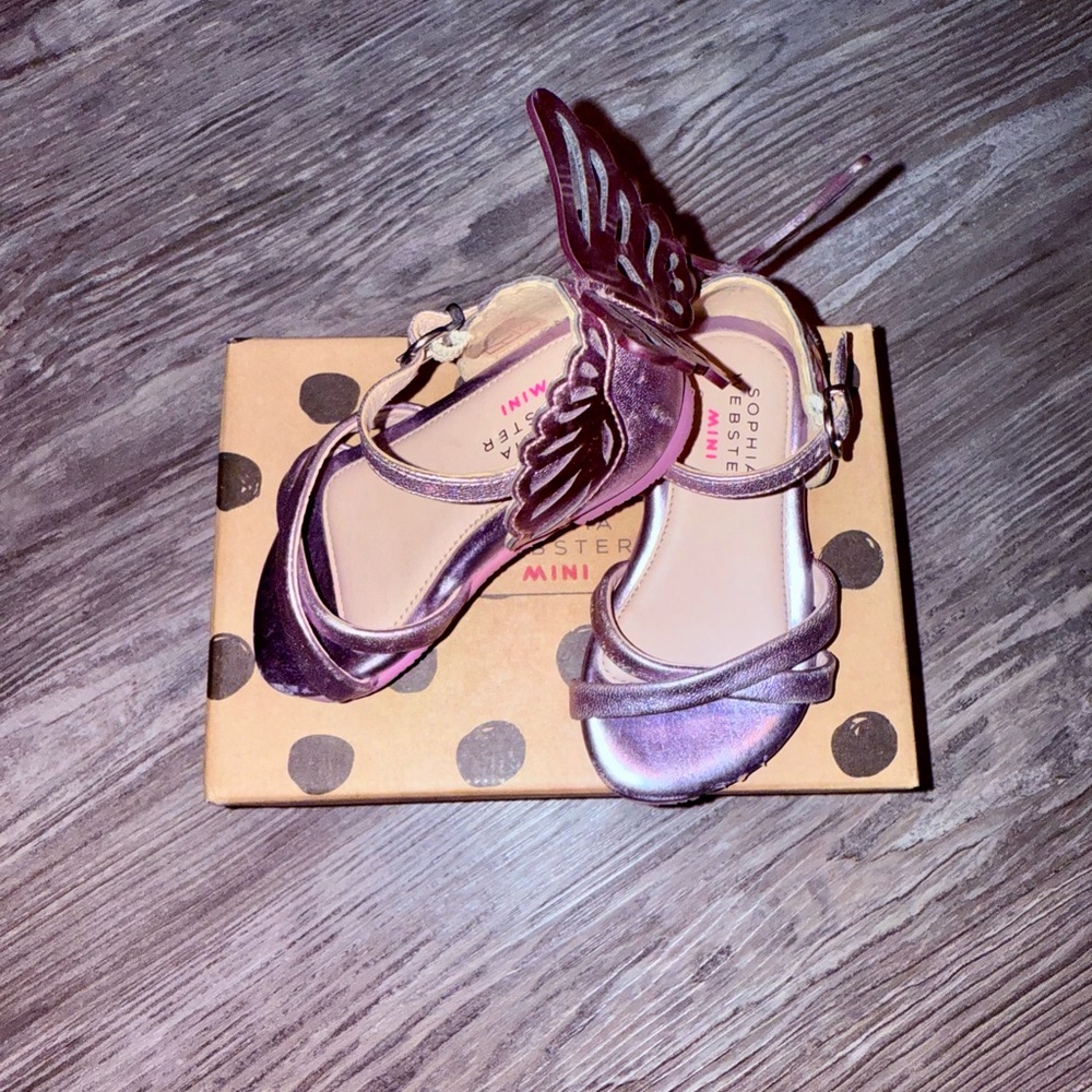 Sophia Webster Heavenly Lilac Butterfly Sandals